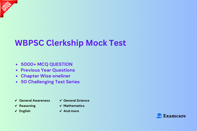 WBPSC Clerkship Mock Test