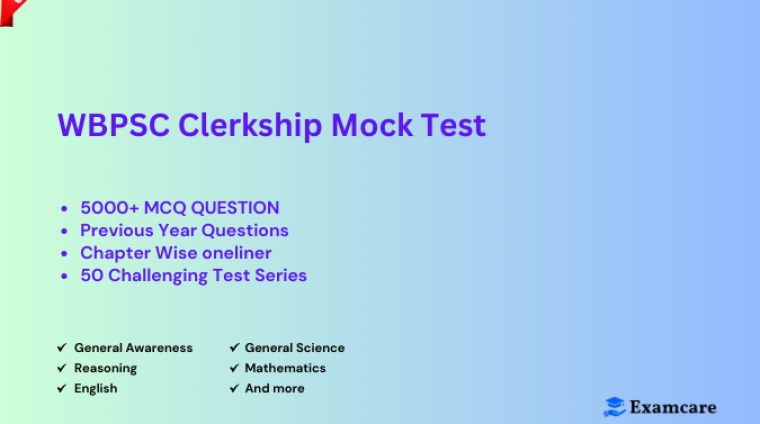 WBPSC Clerkship Mock Test