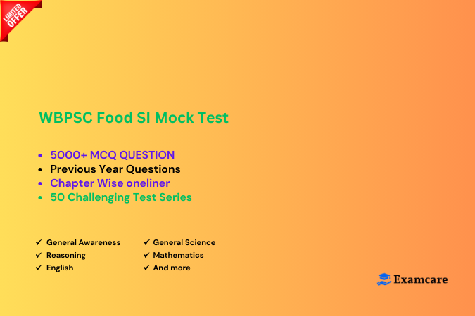 WBPSC Food SI Mock Test