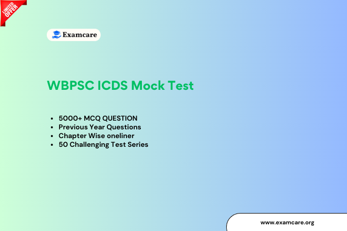 WBPSC ICDS mock test