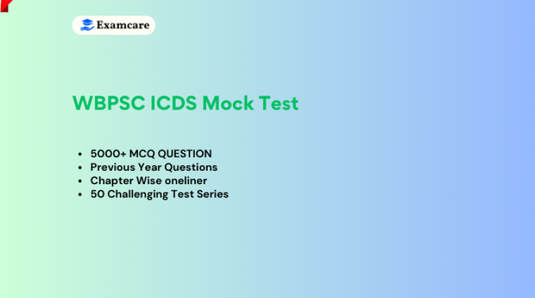 WBPSC ICDS mock test