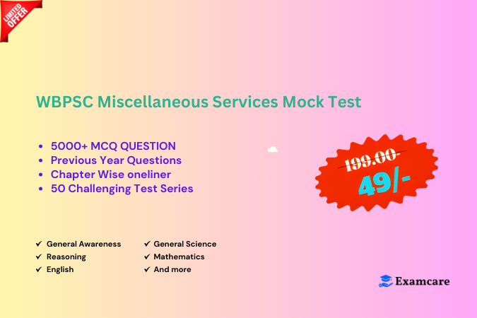 WBPSC Miscellaneous Services Mock Test