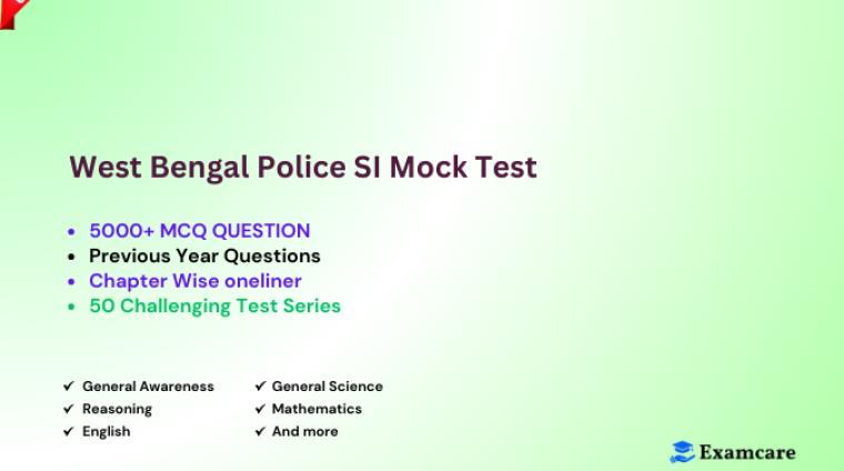 West Bengal Police SI Mock Test