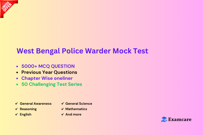 West Bengal Police Warder Mock Test