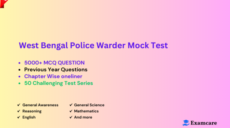 West Bengal Police Warder Mock Test